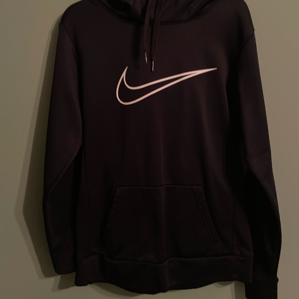 Nike hoodie with just do it logo in the back